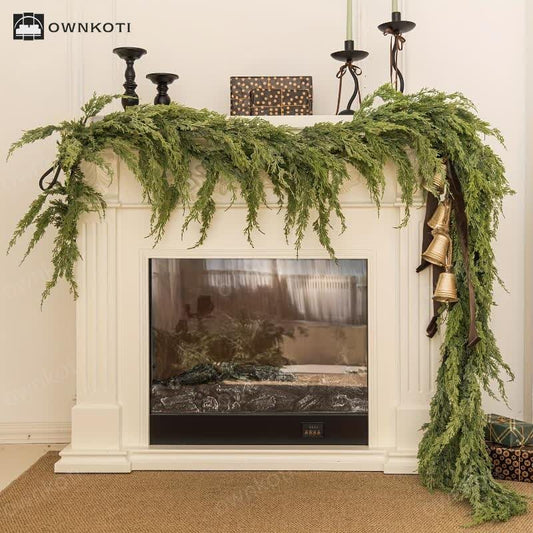 Brighthowl Norfolk Pine Garland Christmas Home Decor