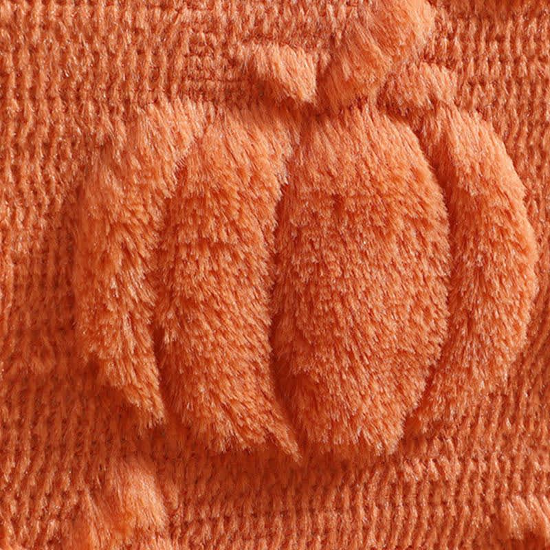 Brighthowl Halloween Pumpkin Quilted 3D Table Runner