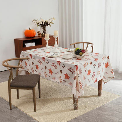 BrighthowlHarvest Maple Leaf Waterproof Tablecloth