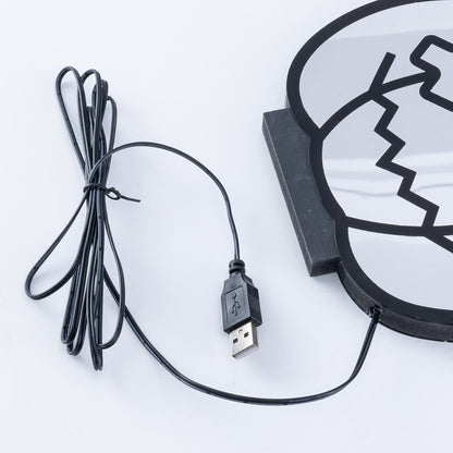 Brighthowl Halloween Infinity Lights Pumpkin with Hat