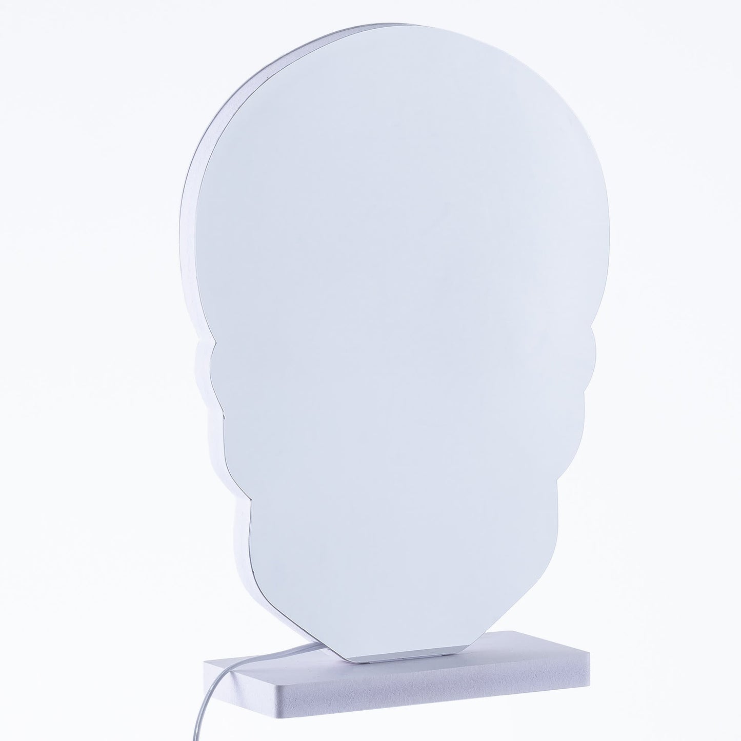 Brighthowl Halloween Skull Infinity Lights with Stand