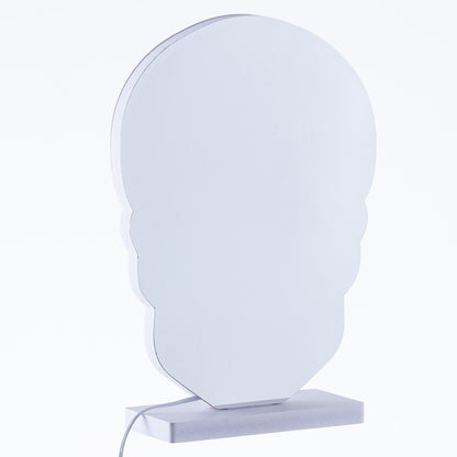 Brighthowl Halloween Skull Infinity Lights with Stand