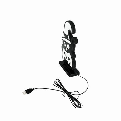 Brighthowl 3D Black Cat Pumpkin Infinity Lights