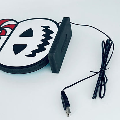 Brighthowl 3D Pumpkin Infinity Lights Halloween Decoration