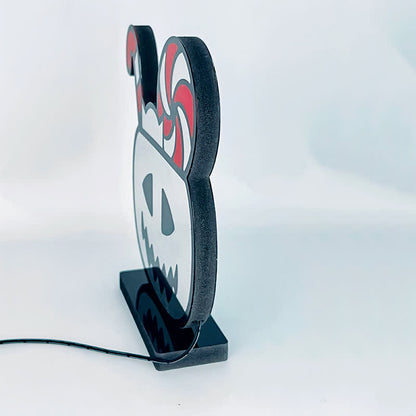 Brighthowl 3D Pumpkin Infinity Lights Halloween Decoration