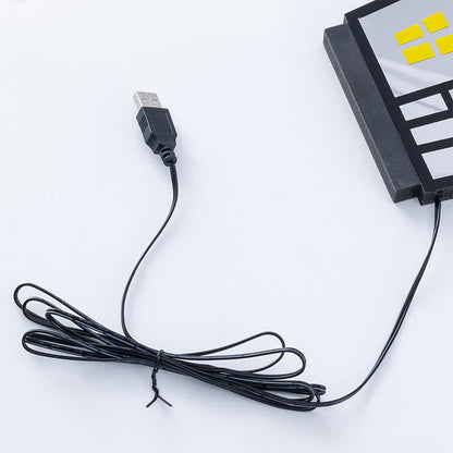 Brighthowl 3D House Infinity Lights Halloween Decoration