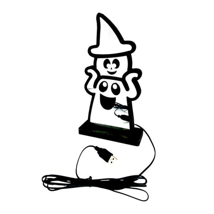 Brighthowl Halloween Funny Ghost Infinity Lights