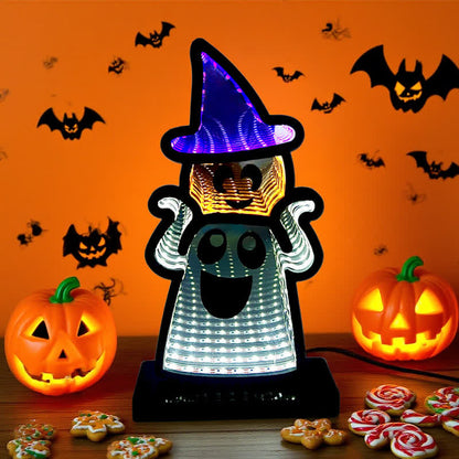 Brighthowl Halloween Funny Ghost Infinity Lights
