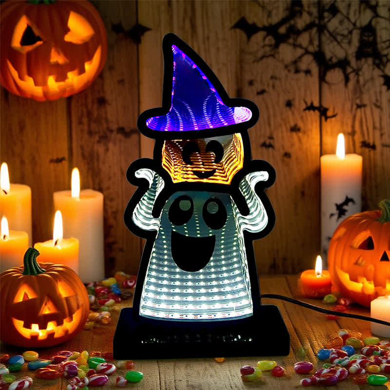Brighthowl Halloween Funny Ghost Infinity Lights