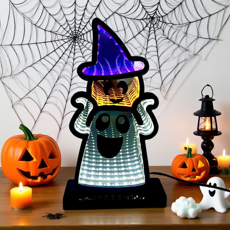Brighthowl Halloween Funny Ghost Infinity Lights