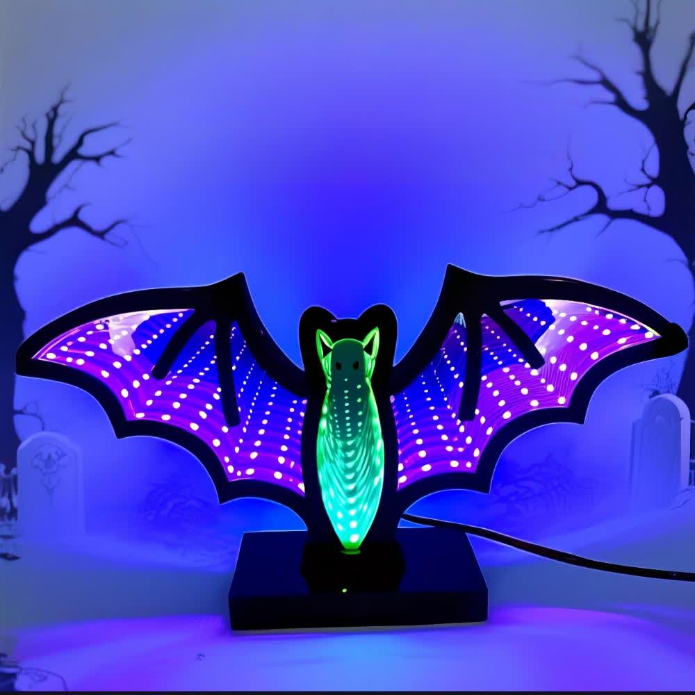 Brighthowl Halloween 3D Bat Infinity Lights