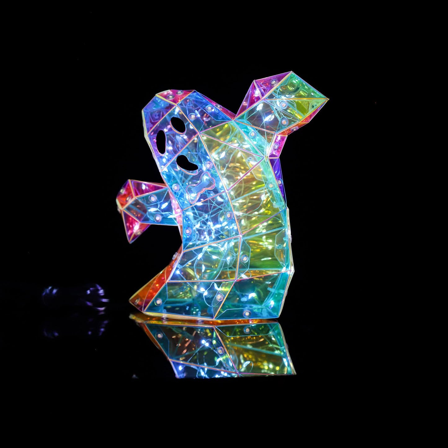 Brighthowl 3D Ghost Infinity Lights Halloween Decoration