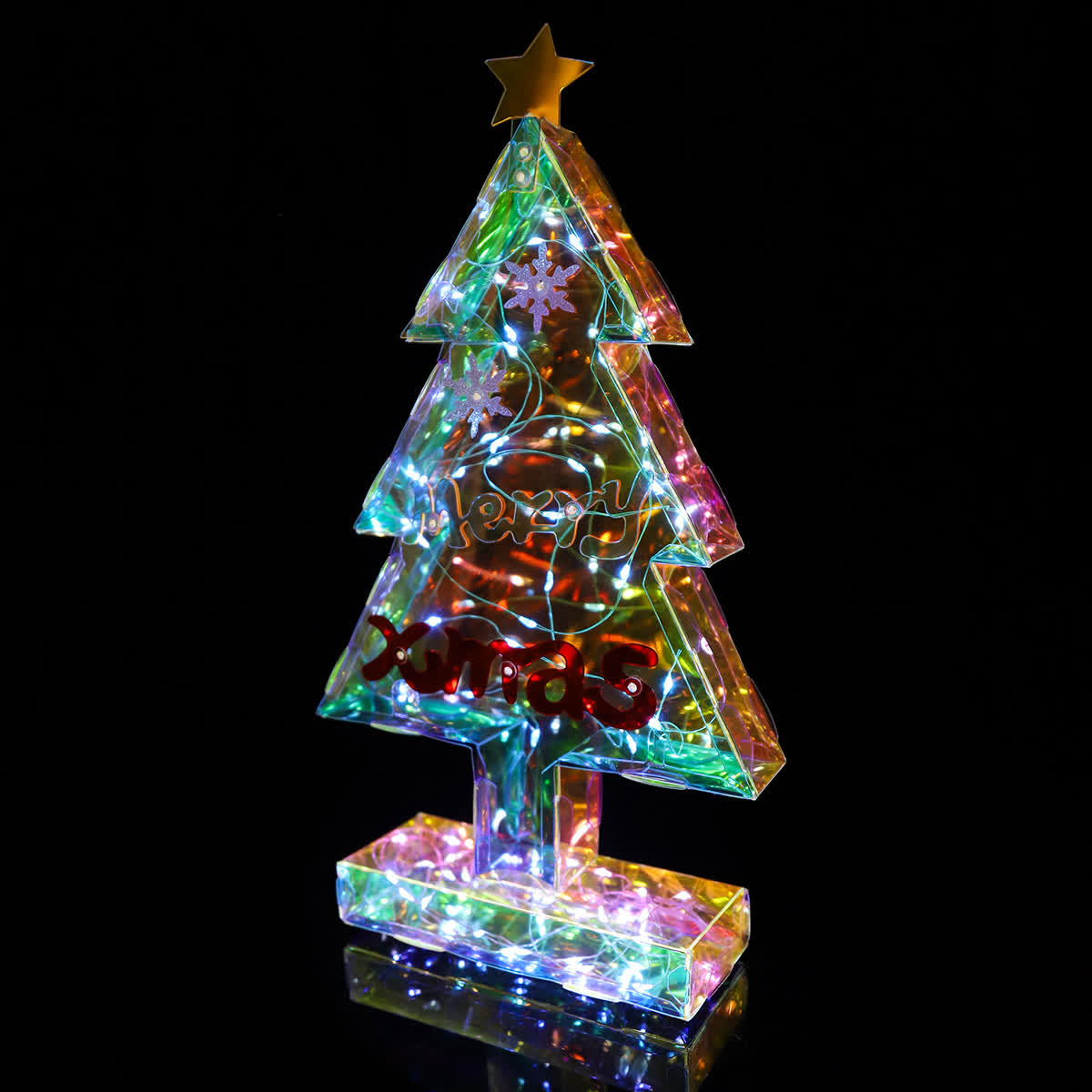 Brighthowl 3D Christmas Tree Infinity Lights Decoration