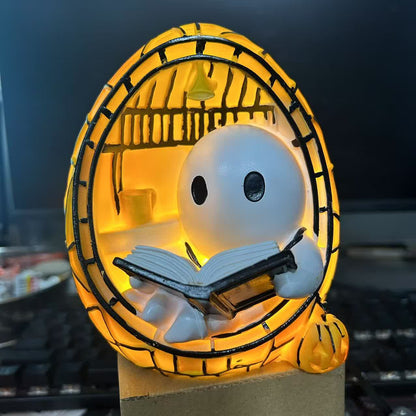 Brighthowl Halloween Ghost Reading Light Decoration