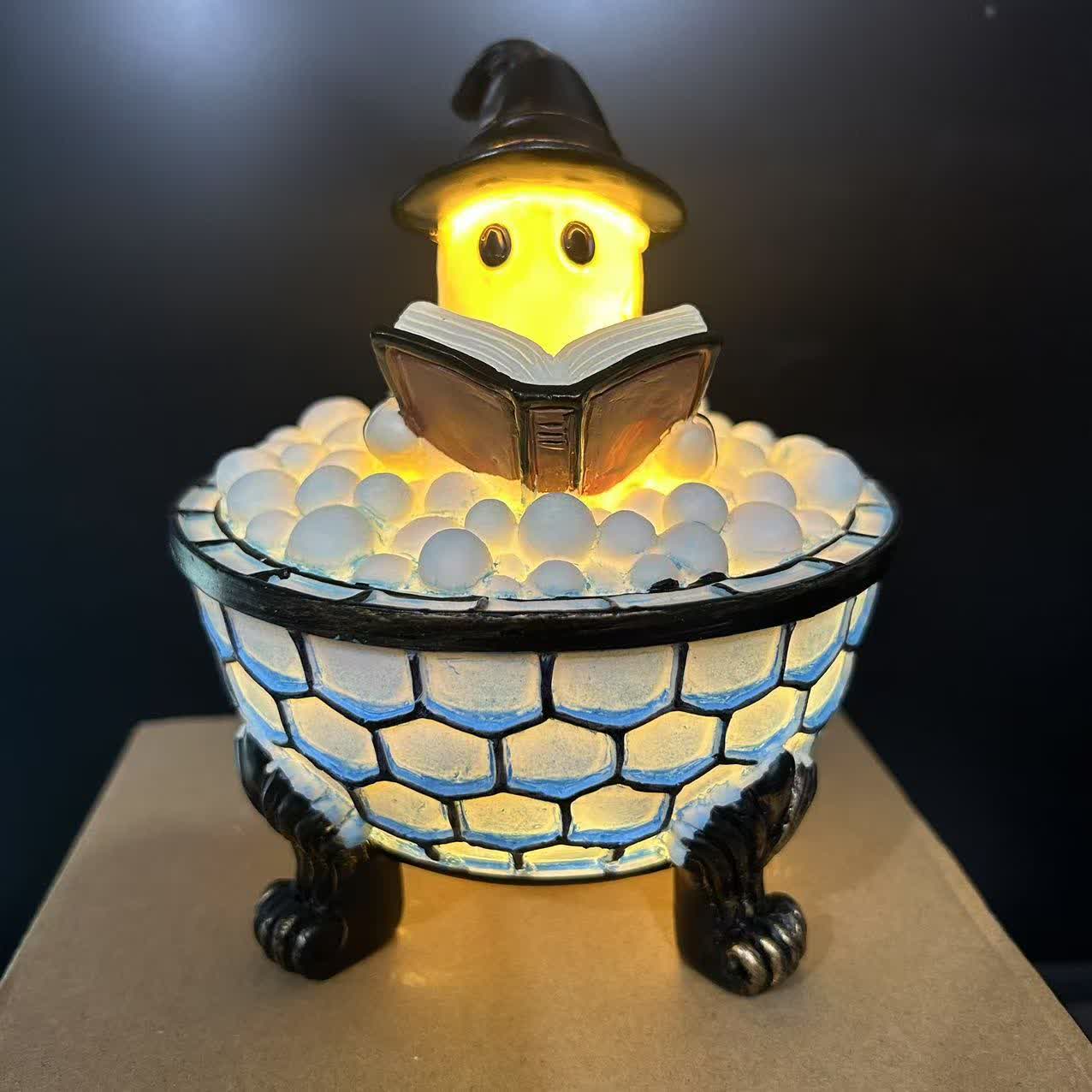 Brighthowl Halloween Ghost Reading Light Decoration