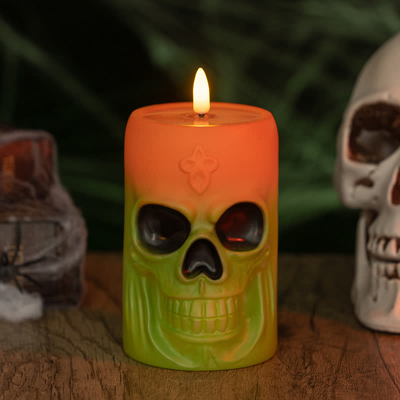 Brighthowl Halloween Skull Night Light Decoration
