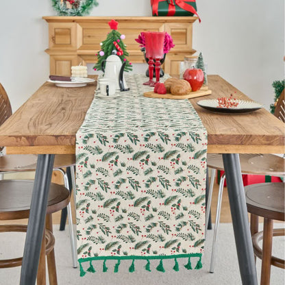 Brighthowl Pine Needle Berry Table Runner