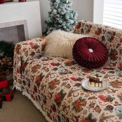 Brighthowl Christmas Crystal Ball Sofa Throw Blanket