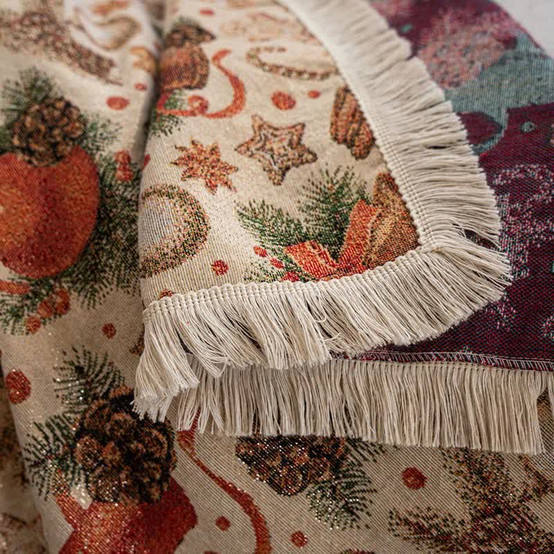 Brighthowl Christmas Crystal Ball Sofa Throw Blanket