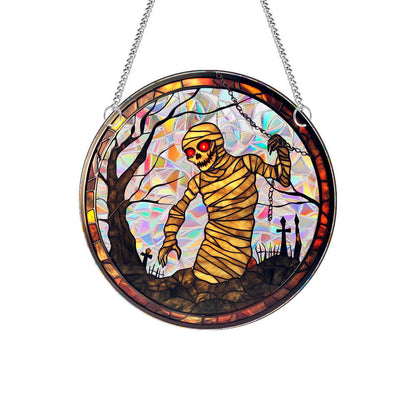 Brighthowl Spooky Halloween Window Hanging Decoration