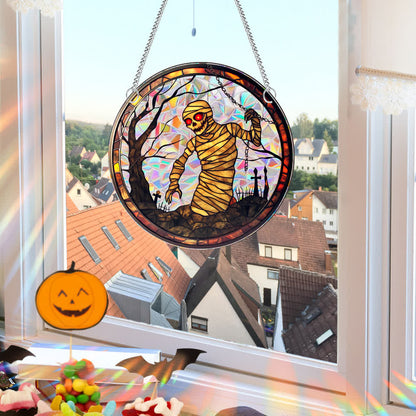 Brighthowl Spooky Halloween Window Hanging Decoration