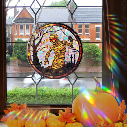 Brighthowl Spooky Halloween Window Hanging Decoration