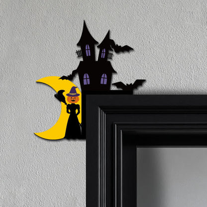 Brighthowl Pumpkin Witch Door Corner Decoration