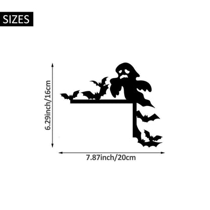 Brighthowl Spooky Ghost Bat Door Frame Halloween Decoration