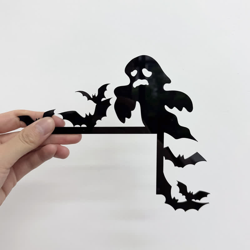 Brighthowl Spooky Ghost Bat Door Frame Halloween Decoration