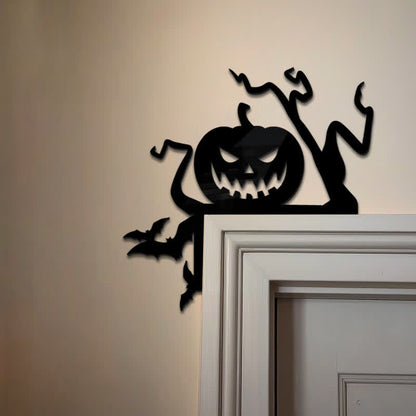 Brighthowl Halloween Pumpkin Door Corner Decoration