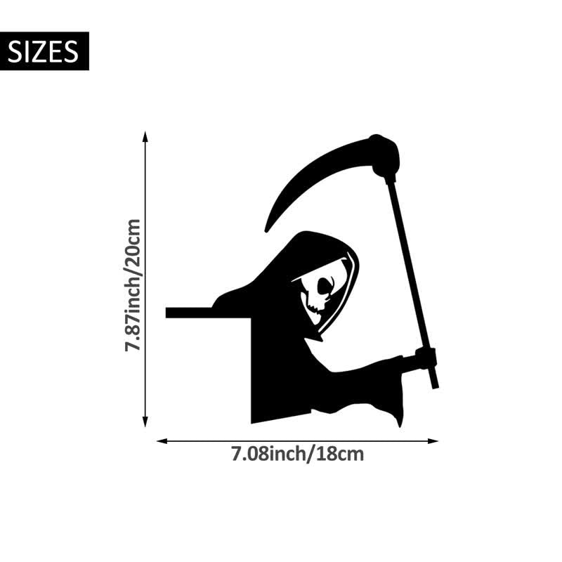 Brighthowl Grim Reaper Door Frame Halloween Decoration