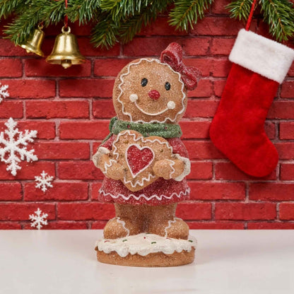 Brighthowl Christmas Gingerbread Man Decorative Home Ornament