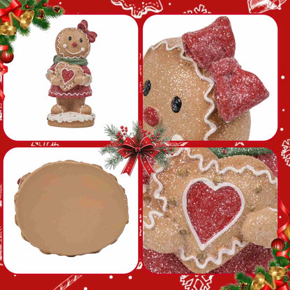 Brighthowl Christmas Gingerbread Man Decorative Home Ornament