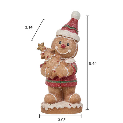 Brighthowl Christmas Gingerbread Man Decorative Home Ornament