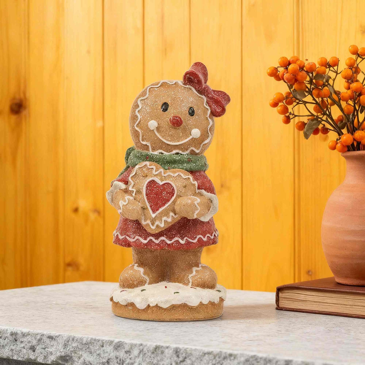 Brighthowl Christmas Gingerbread Man Decorative Home Ornament