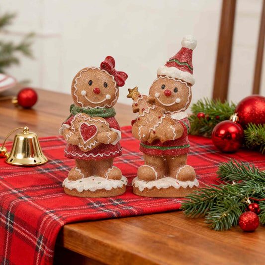 Brighthowl Christmas Gingerbread Man Decorative Home Ornament