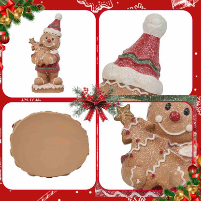 Brighthowl Christmas Gingerbread Man Decorative Home Ornament
