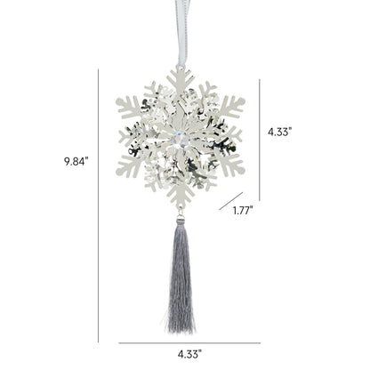 Brighthowl Iron Snowflake Ornament Christmas Tree Decor