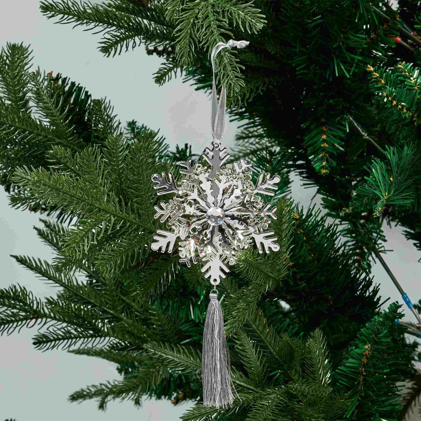 Brighthowl Iron Snowflake Ornament Christmas Tree Decor