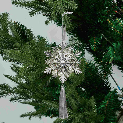 Brighthowl Iron Snowflake Ornament Christmas Tree Decor