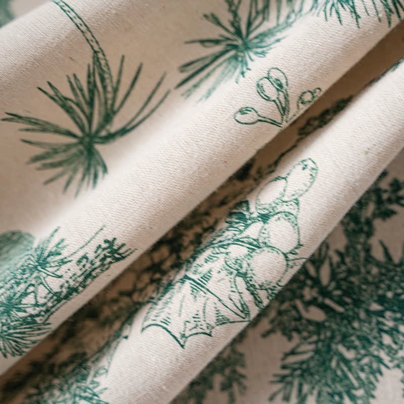 Brighthowl Green Pine Ruffled Sofa Throw Blanket