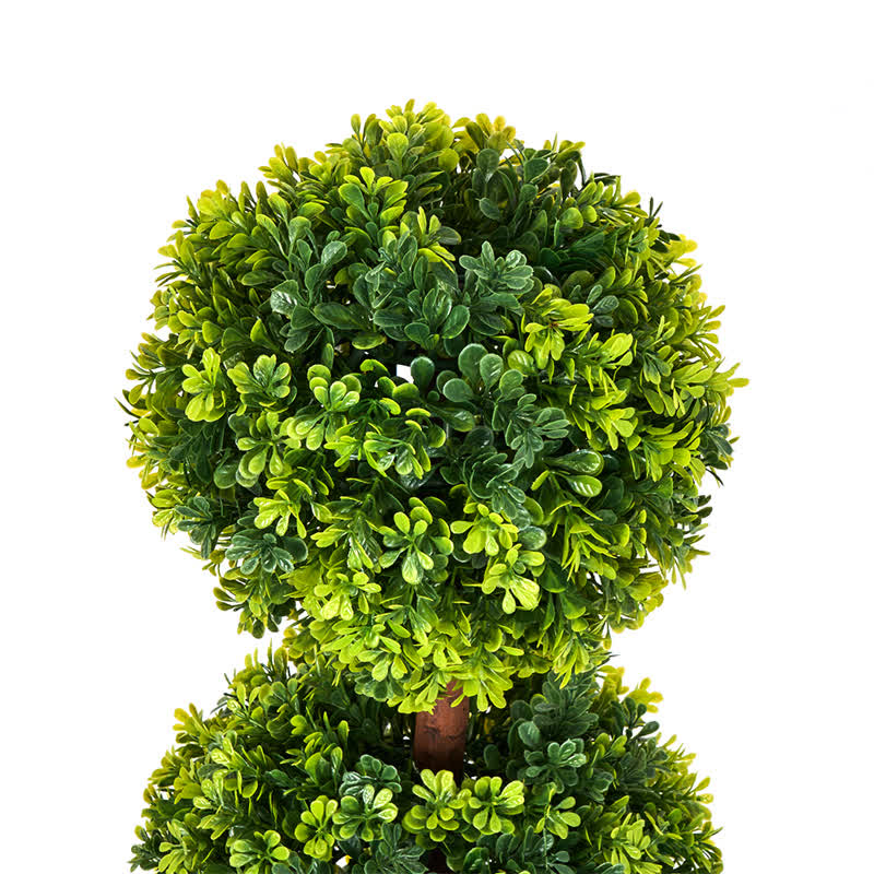 Brighthowl Artificial Boxwood Topiary Ball in Pot
