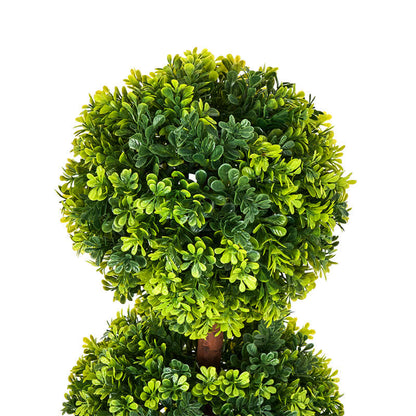 Brighthowl Artificial Boxwood Topiary Ball in Pot