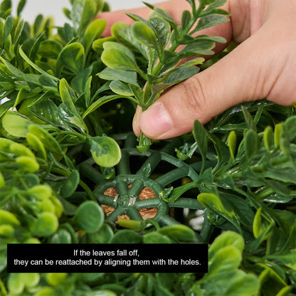 Brighthowl Artificial Boxwood Topiary Ball in Pot