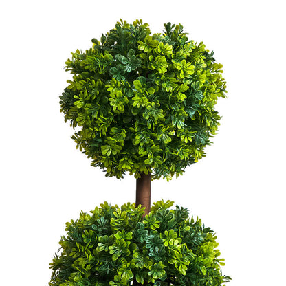 Brighthowl Artificial Boxwood Topiary Ball in Pot