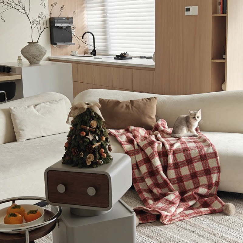 Brighthowl Christmas Plaid Double-Sided Blanket