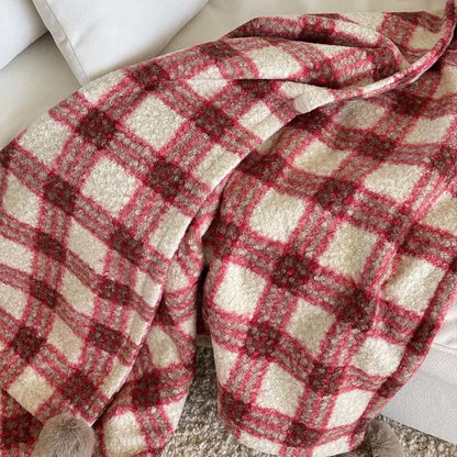 Brighthowl Christmas Plaid Double-Sided Blanket