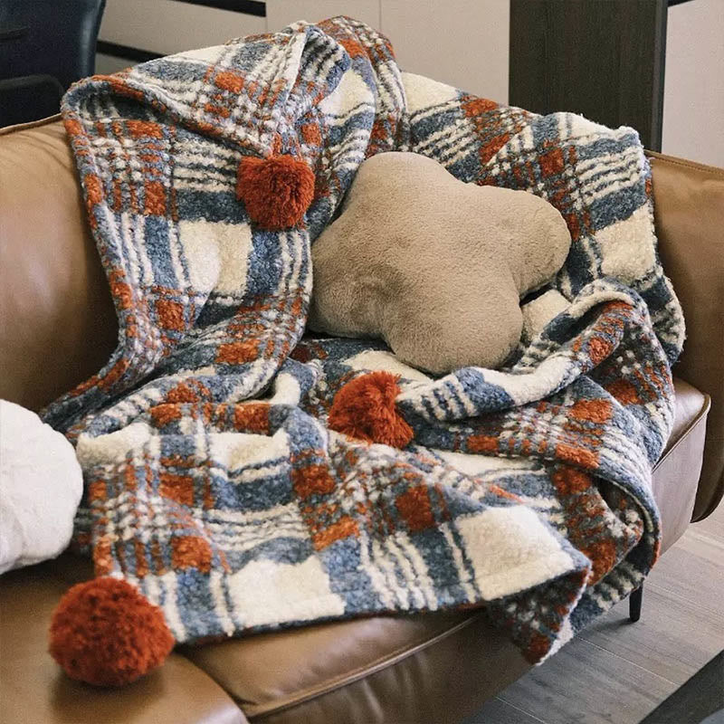 Brighthowl Christmas Plaid Double-Sided Blanket