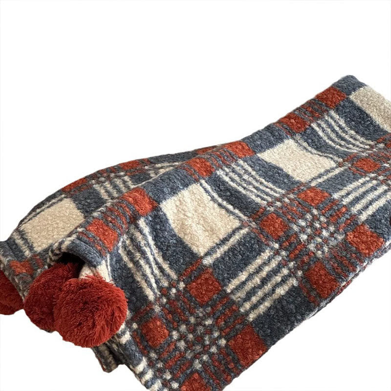 Brighthowl Christmas Plaid Double-Sided Blanket