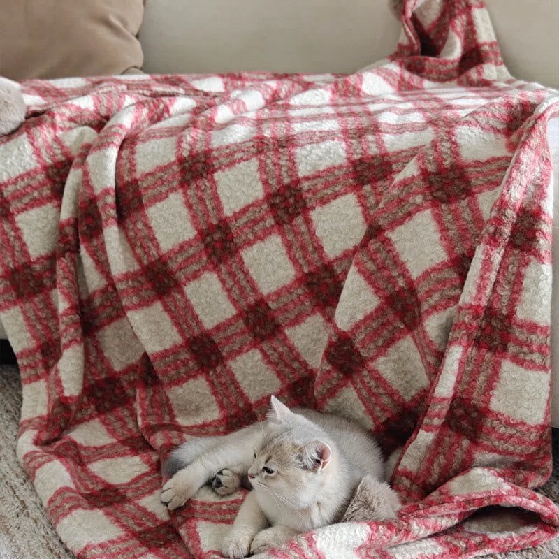 Brighthowl Christmas Plaid Double-Sided Blanket